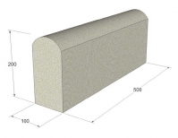 Bordillo Monocapa 50x10x20 Y 100x10x20